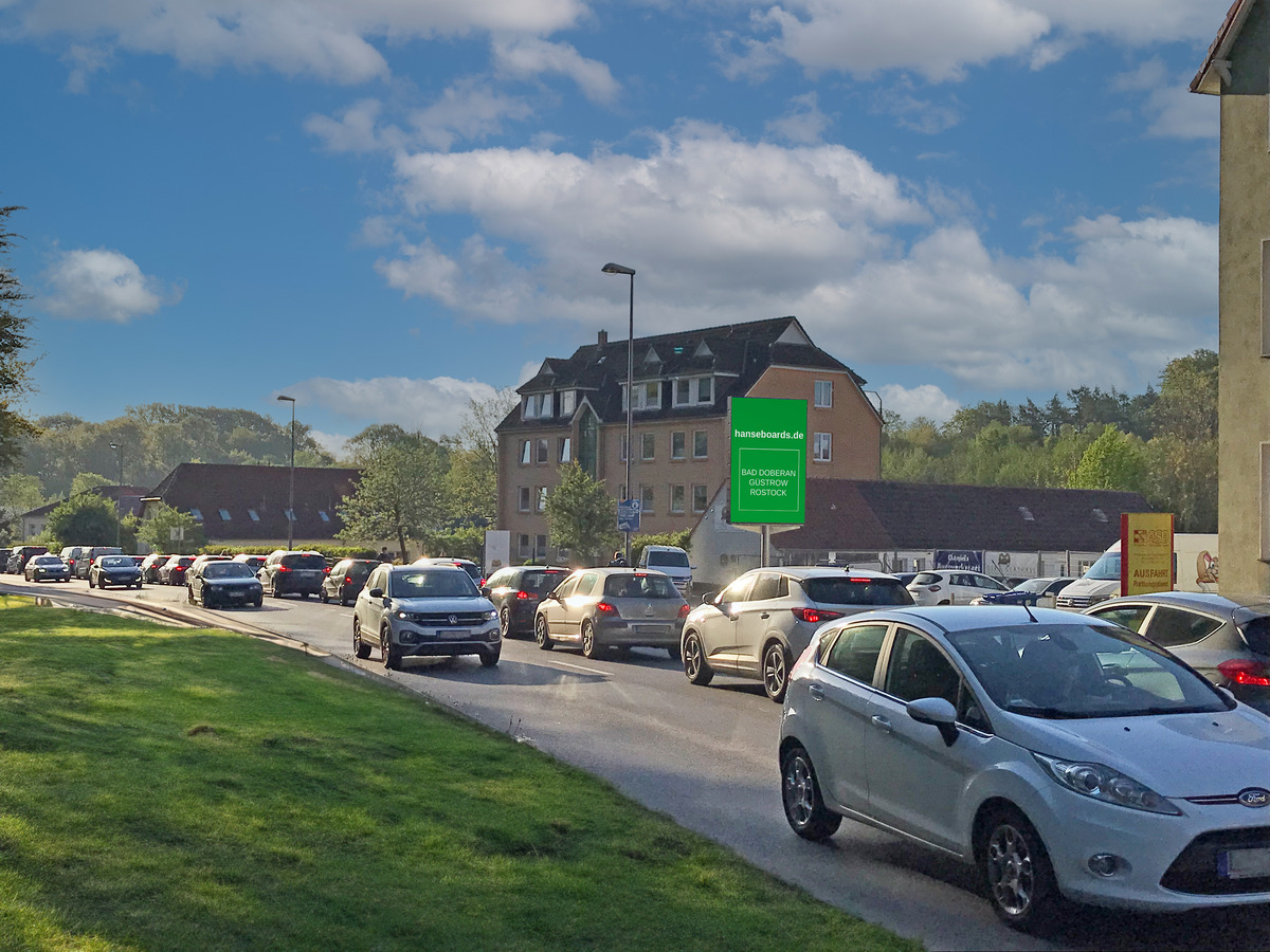 LED-Display Bad Doberan Nahaufnahme