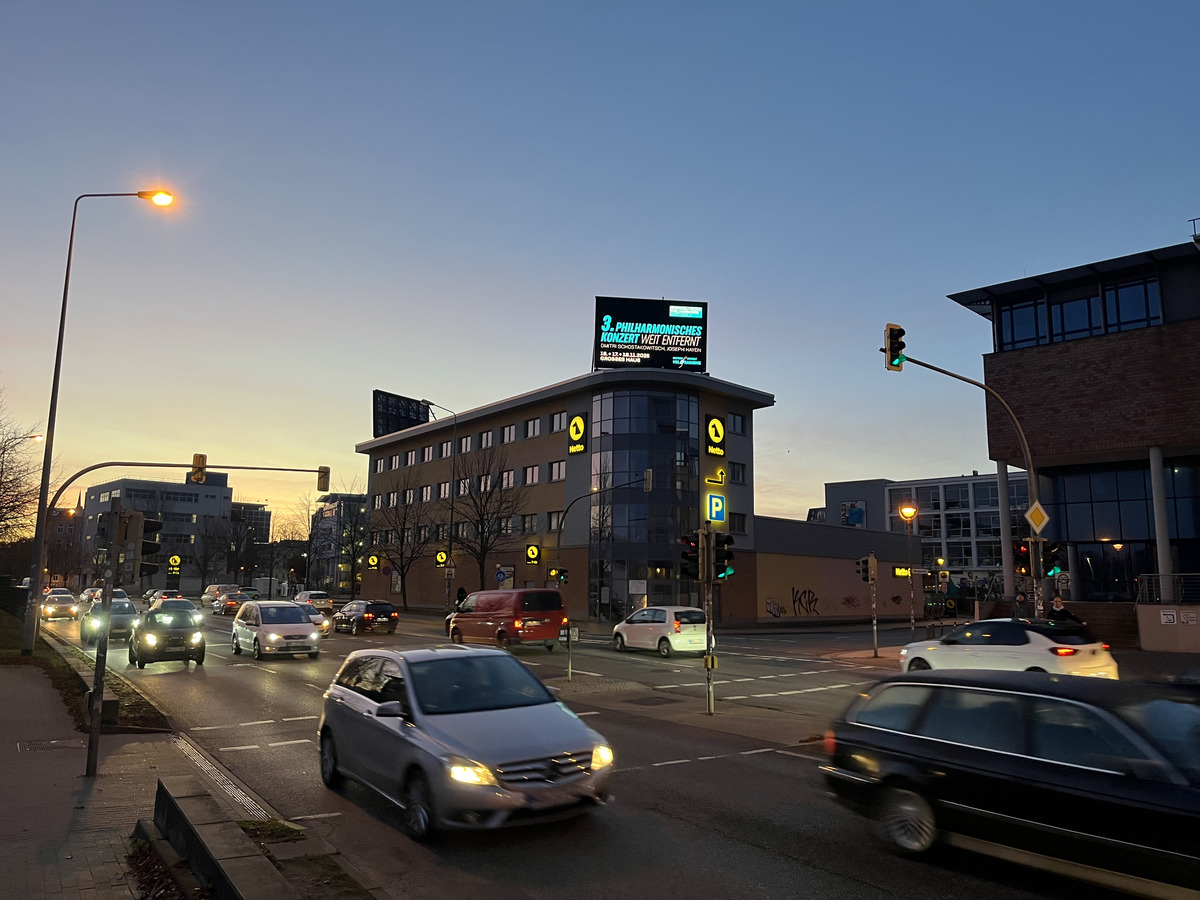 LED-Anlage Rostock Nahaufnahme