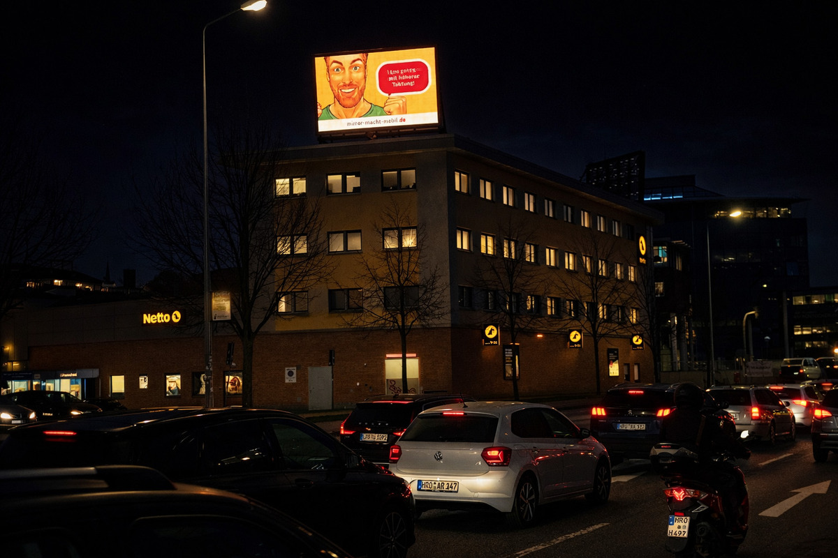 LED-Anlage Rostock Ostseite